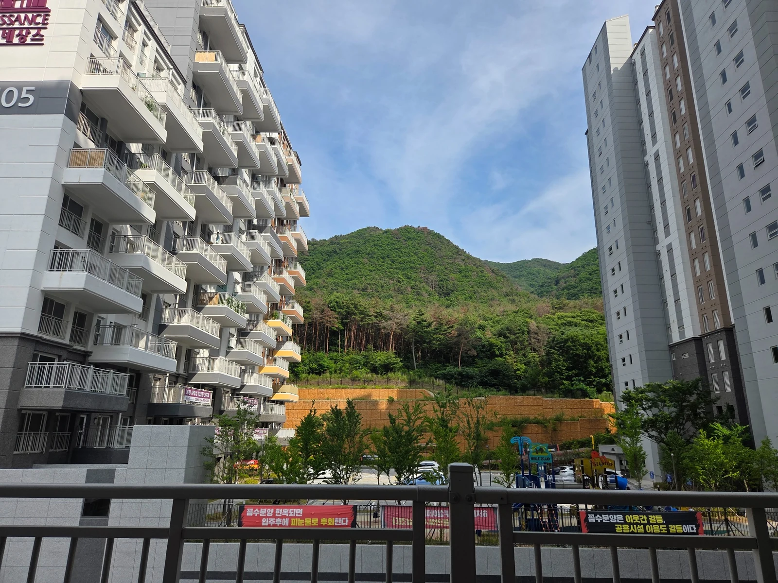 경주 외동 삼부르네상스 더테라스 105동 단지 전경